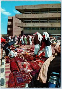 c1970s Al Khobar Saudi Arabia Carpet Rug Market Dealer Brutalism Building 4x6 M3