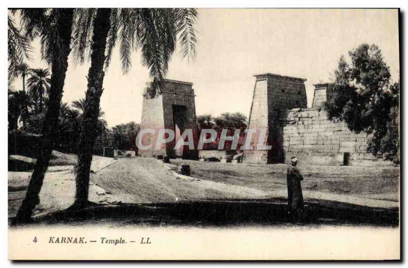 Postcard Ancient Egypt Egypt Karnak Temple