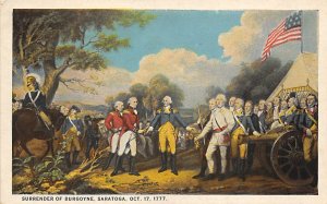 Surrender of Burgoyne October 17, 1777 History Unused 