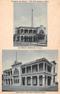 Lourenco Marques Mozambique Customs House Port Captains Office Postcard J75760