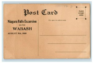 c. 1910 Wabash R.R. Niagara Falls Excursion Vintage Postcard P56 