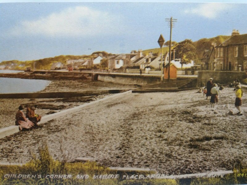 Childrens Corner & Marine Place Ardbeg Isle of Bute New Vintage Postcard