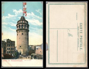 Turkey Vintage Unused Postcard Galata See Scan For Condition 