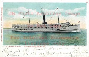 Eastern Steamship Company Steamer Calvin Austin, G.W. Morris