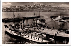 Germany Friedrichshafen Hafenpartie Vintage RPPC 09.93