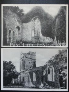 c1906 - 2 x PC - MUCKROSS ABBEY & LADY CHAPEL, Killarney