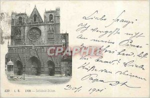 Old Postcard Lyon Cathedrale St Jean