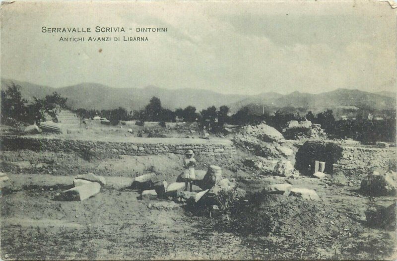 Italy Piemonte Alessandria SERRAVALLE SCRIVIA unit of 2 old postcards 1917-1918