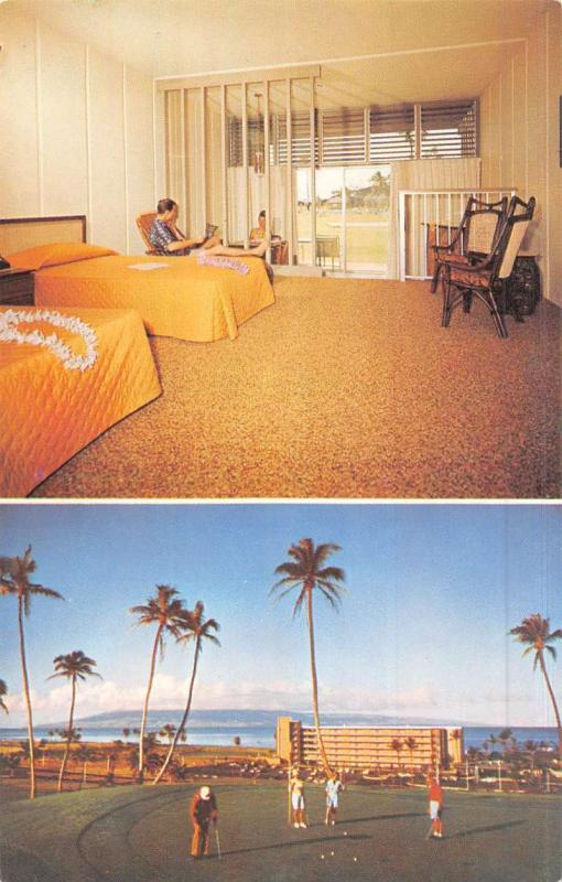 Maui Hawaii Kaanapali Hotel Multiview Vintage Postcard K52954