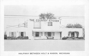 Mason Michigan The Country Kitchen roadside Holt 1950s Postcard 21-12608