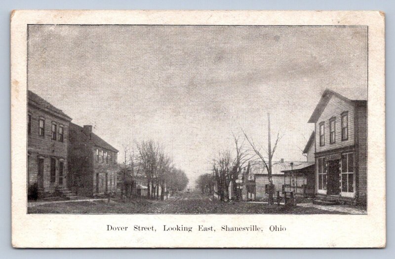 J92/ Shanesville Sugarcreek Ohio Postcard c1910 Tuscarawas Dover St Store 488