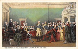 Resignation Of Gen Washington History Unused 