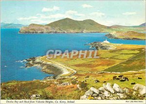 Postcard Modern Doulus Bay Head and Valentia Heights from Co Kerry Ireland