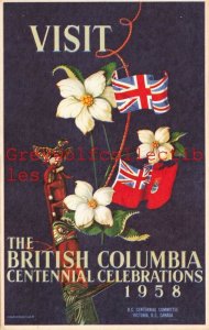 Canada, Advertising, Visit British Columbia Centennial Celebrations, 1958