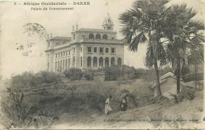 Senegal Dakar Governor Palace postcard 1930 
