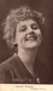 Vintage Postcard 1920's Lilian Walker Vitagraph Players Kraus Mfg. Co. New York
