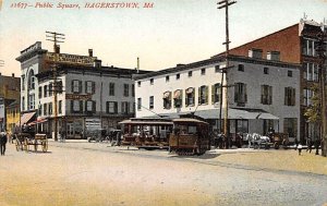 Public Square Hagerstown, Maryland MD s 