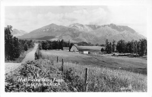 G86/ Palmer Alaska RPPC Postcard c1950s Matanuska Valley Farm