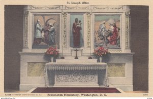 WASHINGTON D.C. 1930-40s; St. Joseph Altar, Franciscan Monastery
