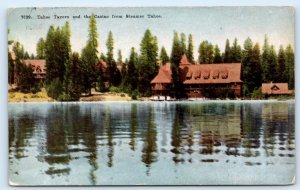 LAKE TAHOE, CA California~ TAHOE TAVERN, CASINO From Steamer Tahoe 1912 Postcard