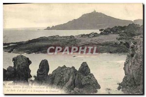 Old Postcard French Riviera Corniche Esterel La Rade d'Agay and the Semaphore...