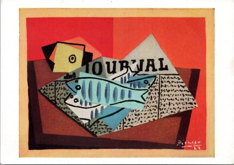 Postcard Art - Pablo Picasso - Fishes