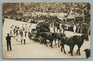 PHILADELPHIA PA FOUNDERS WEEK 1908 LIBERTY BELL ANTIQUE REAL PHOTO POSTCARD RPPC