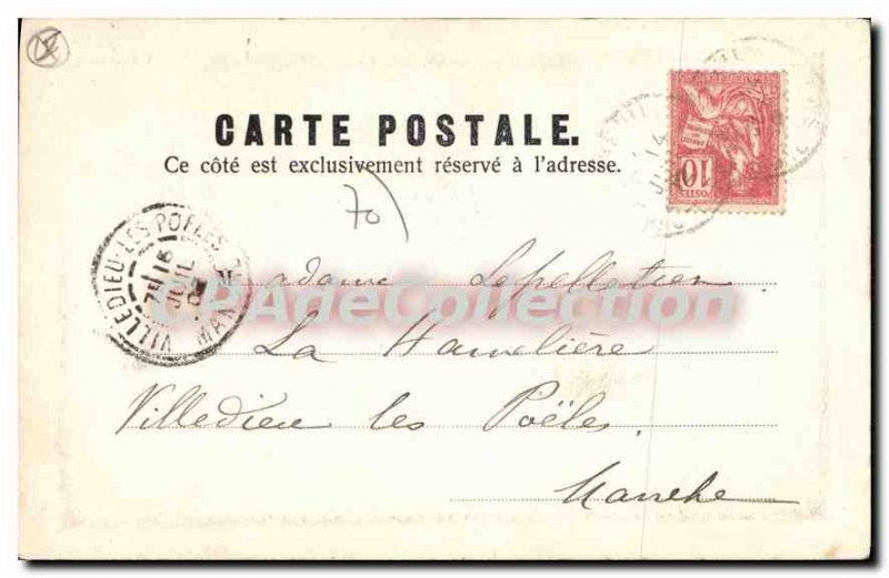 Old Postcard Luxeuil Old City Hall