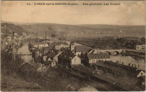 CPA L'ISLE-sur-le-DOUBS Vue Generale - Les Usines (1114816)