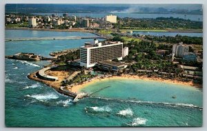 Caribe Hilton Hotel  San Juan Puerto Rico  1964  Postcard