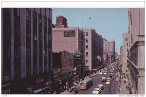 Street View, Classic Cars, Canadian National Bank, St. Catherine Street, Mont...