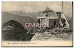 Old Postcard Lourdes Observatory Pic du Jer