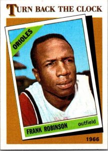 1986 Topps Baseball Card Frank Robinson Baltimore Orioles sk10659