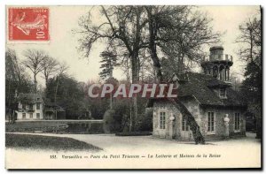 Old Postcard Versailles Petit Trianon Park and La Laiterie home of the Queen