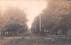 Madison Street in Bronson, Michigan