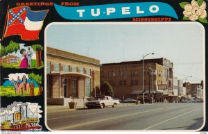 TUPELO , Mississippi , 50-60d ; Main Street
