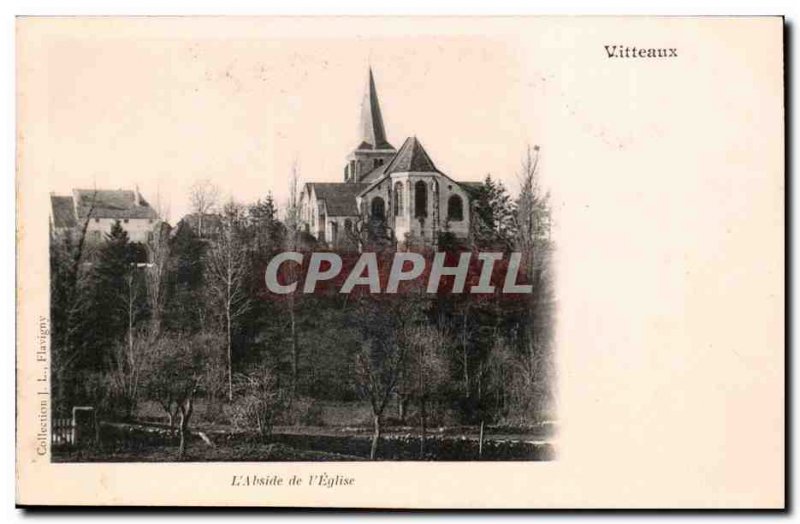 (Cote d & # 39Or) Vitteaux-L & # & # 39Abside of 39Eglise Post Card Old