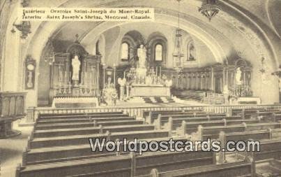 Oratoire Saint Joseph Montreal Canada Unused 