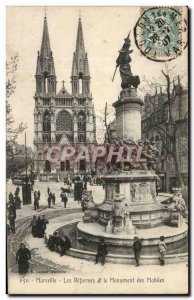 Marseille - The Reforms and Mobile Monument - Old Postcard