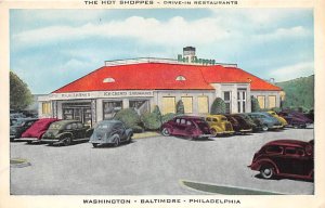 Hot Shoppes Drive-in Restaurants Baltimore, Maryland MD s 