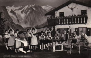 Austria Innsbruck Tiroler Buehne Musicians and Dancers Real Photo