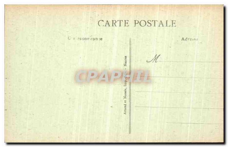 Old Postcard The Guerande Collegiale Saint Aubin