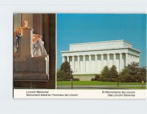 Postcard Lincoln Memorial, Washington, District of Columbia