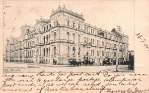 Vintage Postcard 1904 Treasury Building Brisbane Central Business District AU
