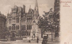 Policeman at Birmingham University Old Postcard