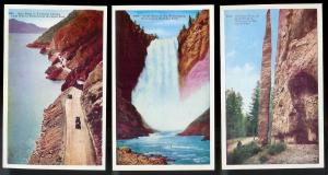 USA (31) Diff Western Scenery Yellowstone unused c1920-1940