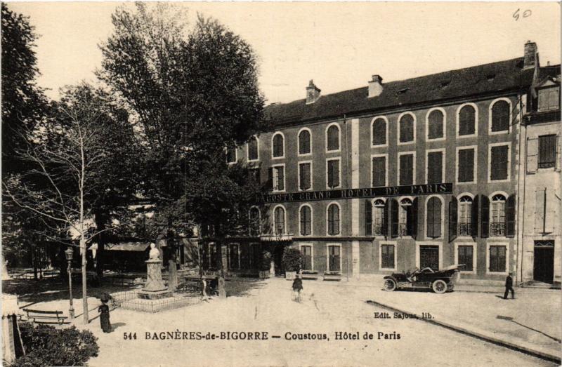 CPA BAGNERES-de-BIGORRE Coustous Hotel de Paris (414682)