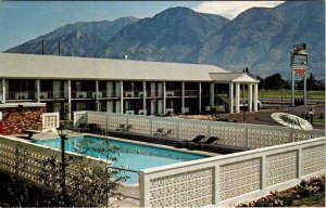 Provo, UT Utah  RODEWAY INN MOTEL   I-15 Roadside  POOL  Advertising Postcard