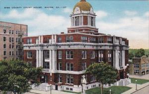 Georgia Macon Bibb County Court House Curteich