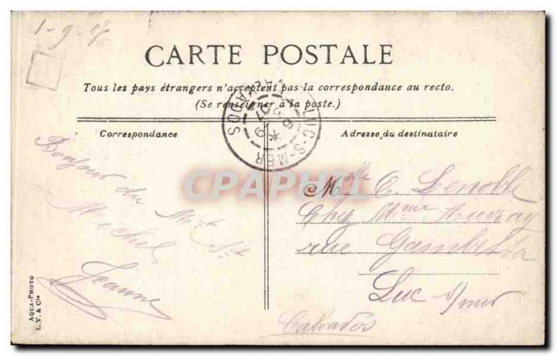 Old Postcard Mont Saint Michel pantry